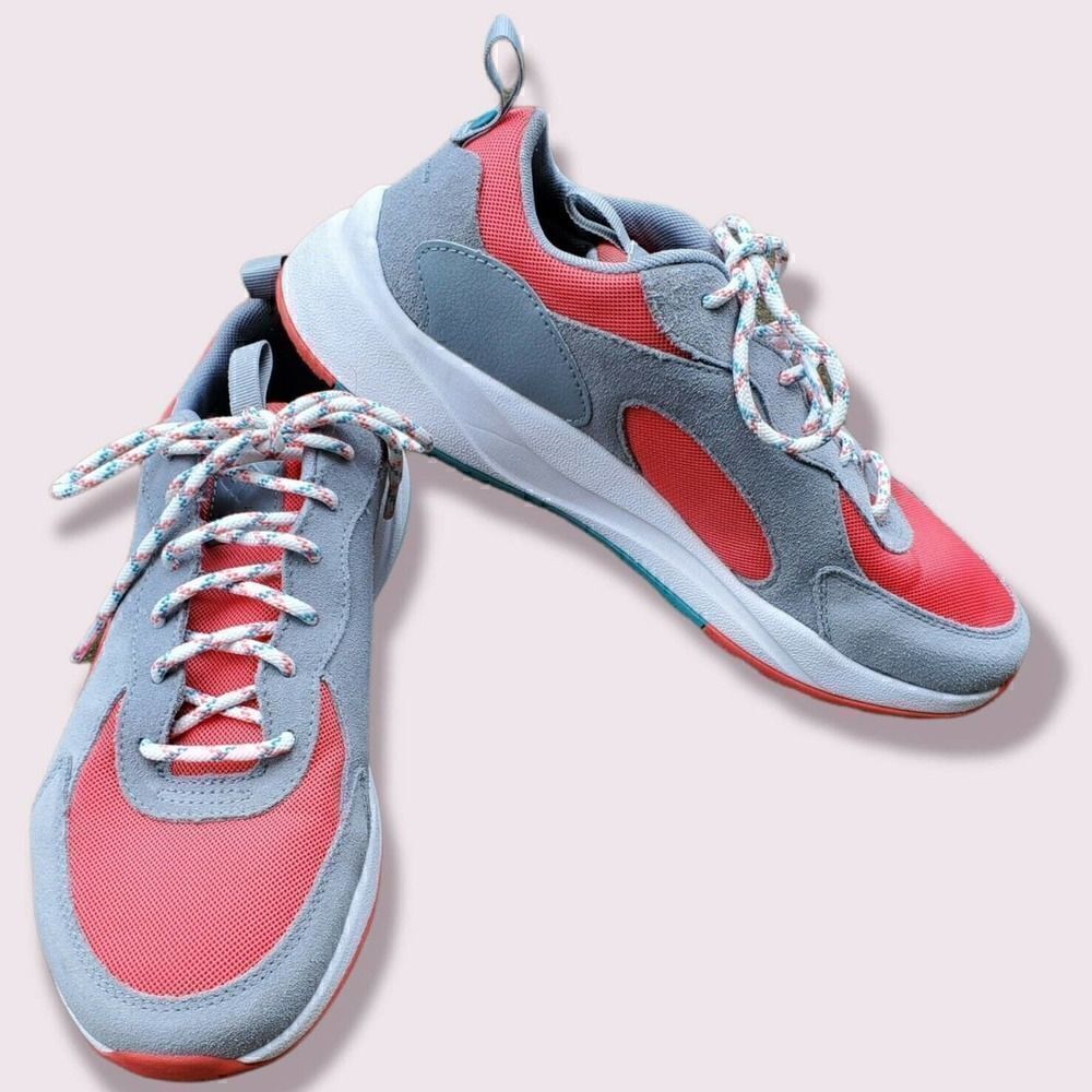 Columbia Pivot Waterproof Hiking Shoe - Women's Size 10 Gray and Red 1035-633